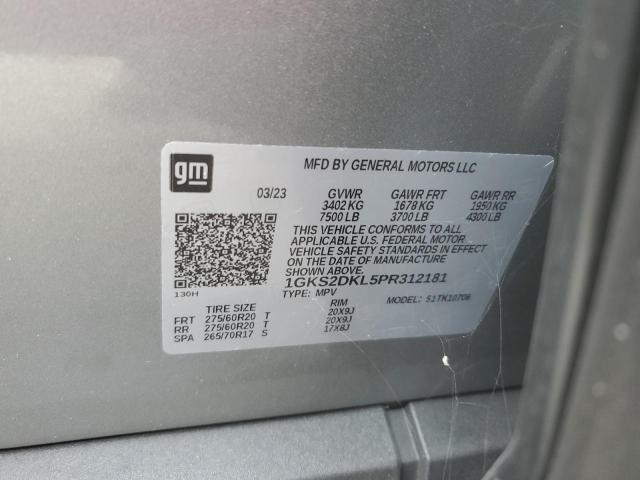 1GKS2DKL5PR312181 | 2023 GMC YUKON DENA