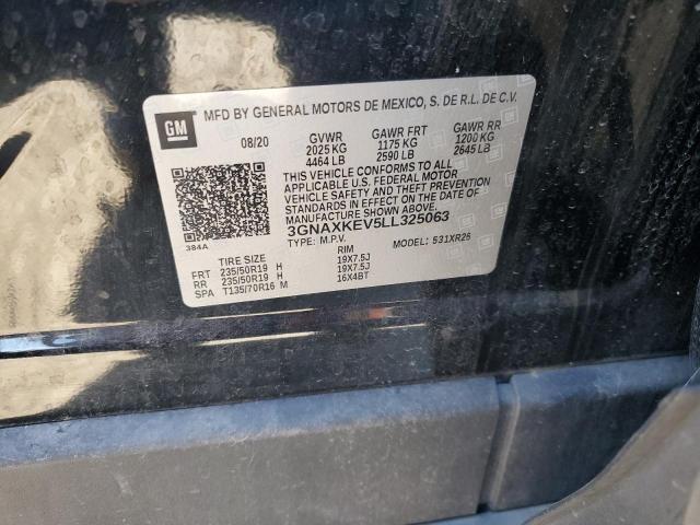 2020 CHEVROLET EQUINOX LT - 3GNAXKEV5LL325063