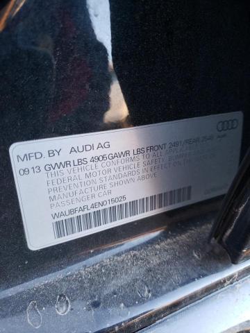 VIN WAUBFAFL4EN015025 2014 Audi A4, Premium no.12