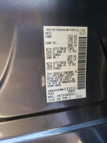 2021 NISSAN TITAN XD P - 1N6AA1ED4MN535311