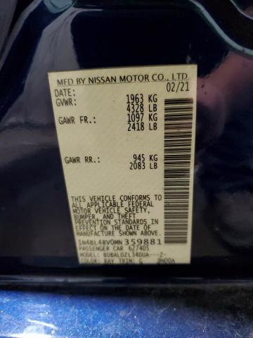 2021 NISSAN ALTIMA S - 1N4BL4BV0MN359881