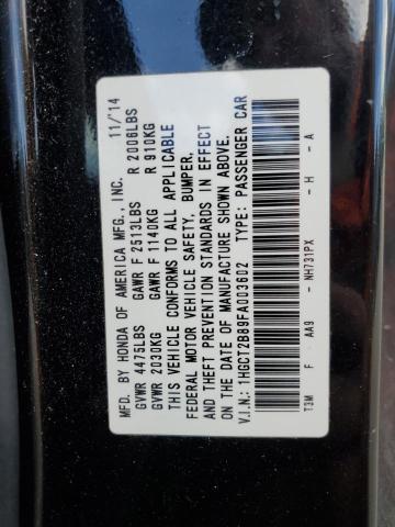 1HGCT2B89FA003602 Honda ACCORD EXL