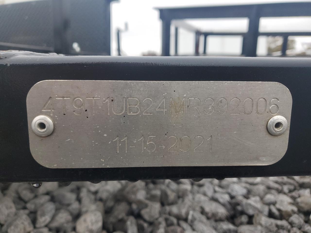 4T9T1UB24MR392006 OTHR AXLE 2021