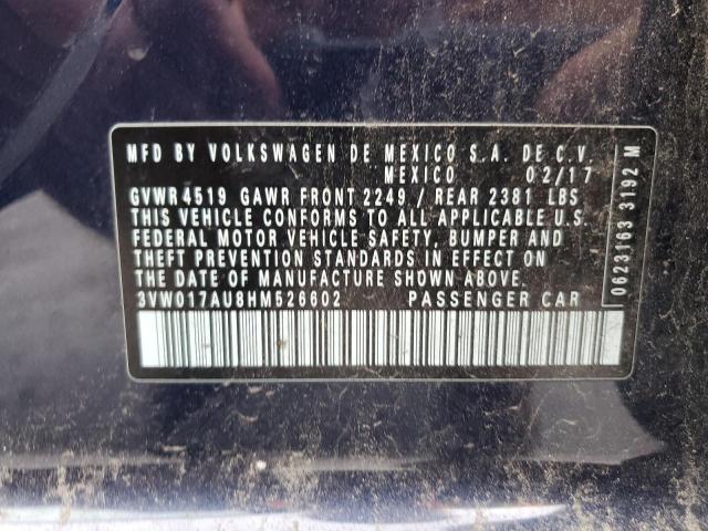 2017 VOLKSWAGEN GOLF SPORT - 3VW017AU8HM526602