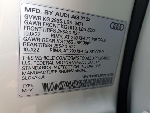 2023 AUDI Q8 PREMIUM - WA1EVBF12PD016796