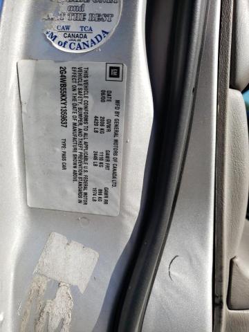 2000 Buick Regal Ls VIN: 2G4WB55KXY1359637 Lot: 74270023