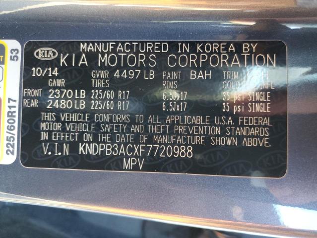2015 KIA SPORTAGE L - KNDPB3ACXF7720988
