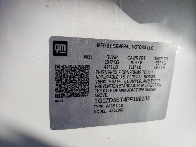 2023 CHEVROLET 136 1G1ZD5ST4PF199103