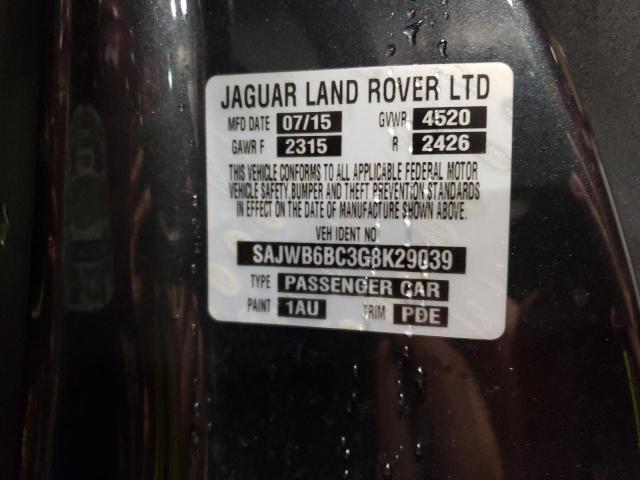 SAJWB6BC3G8K29039 Jaguar F-TYPE S