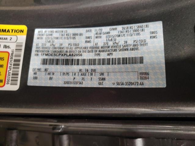 1FMDE5CPXPLA82056 Ford Bronco Base
