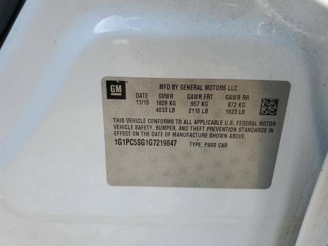 2016 CHEVROLET 150 EXP/CH 1G1PC5SG1G7219847