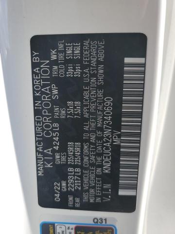 2022 KIA SELTOS NIG KNDEUCA23N7340690