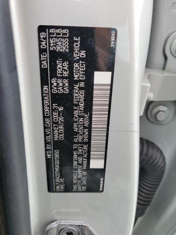 2019 VOLVO S60 T6 R-D 7JRA22TM5KG013850