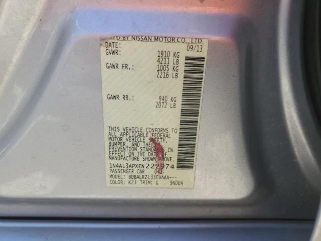 1N4AL3APXEN222974 Nissan ALTIMA 2.5