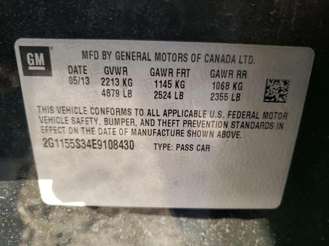 2G1155S34E9108430 Chevrolet IMPALA LTZ