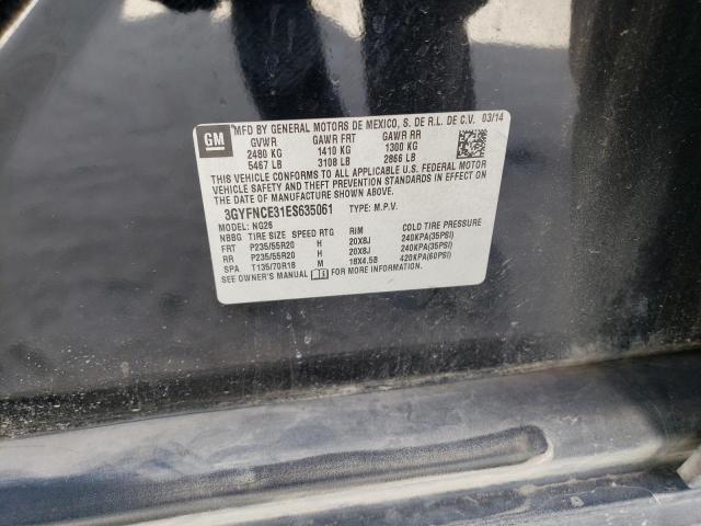 3GYFNCE31ES635061 Cadillac Srx Performance Collection