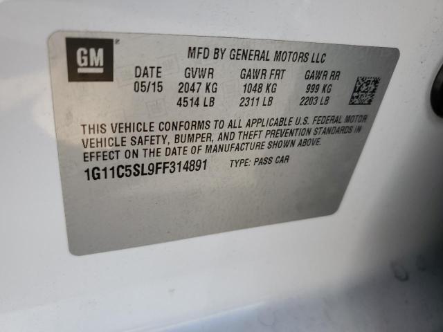 2015 CHEVROLET MALIBU 1LT - 1G11C5SL9FF314891