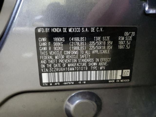 3CZRU6H16MM701019 Honda HR-V SPORT 10