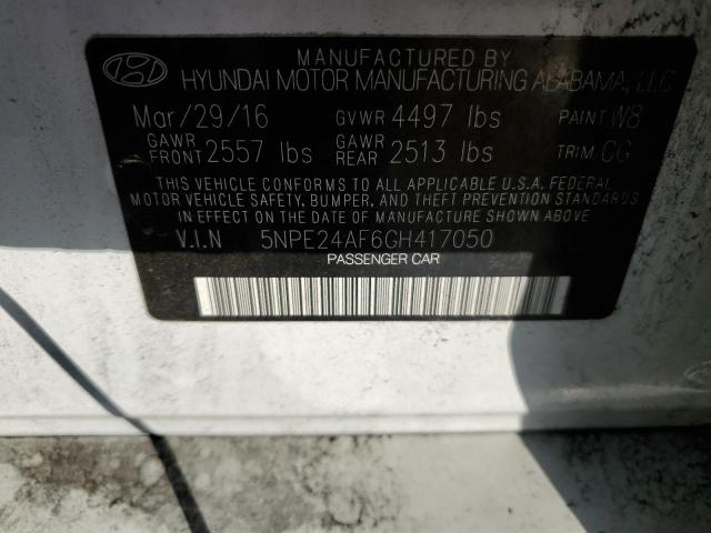 2016 HYUNDAI SONATA SE - 5NPE24AF6GH417050