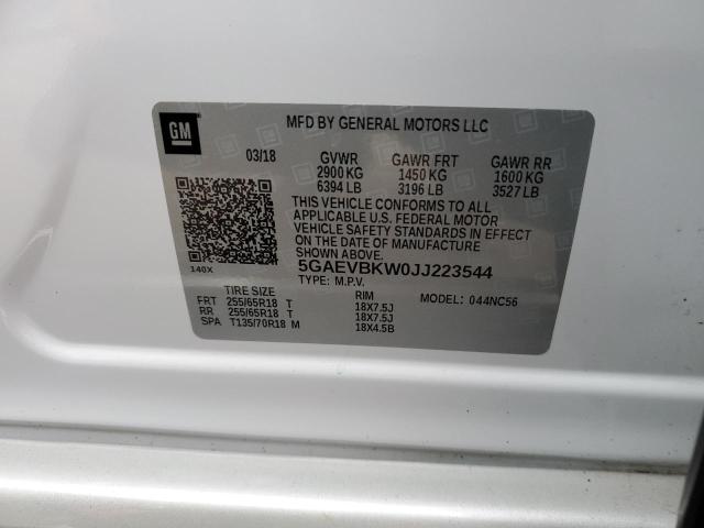  BUICK ENCLAVE 2018 Білий