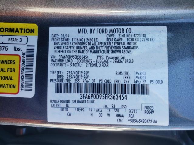 3FA6P0D95ER363454 Ford Fusion Titanium