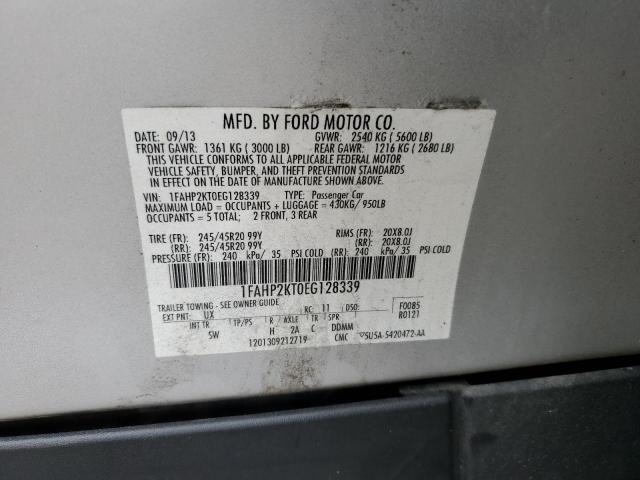 1FAHP2KT0EG128339 Ford TAURUS SHO