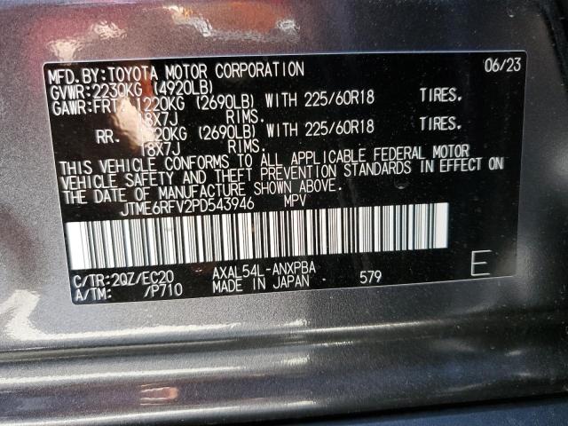 JTME6RFV2PD543946 | 2023 TOYOTA RAV4 XSE