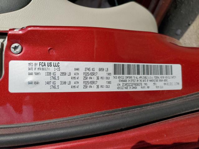 2C4RDGCG2FR690376 Dodge Grand Caravan Sxt