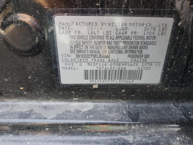 2015 NISSAN VERSA - 3N1CE2CP3FL354662