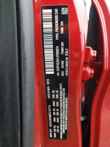 2018 ALFA ROMEO GIULIA QUA - ZARFAEAV1J7595874