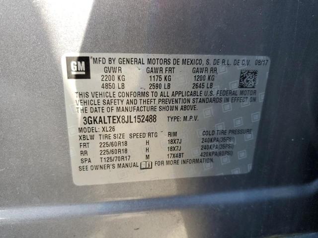 3GKALTEX8JL152488 GMC Terrain Sle