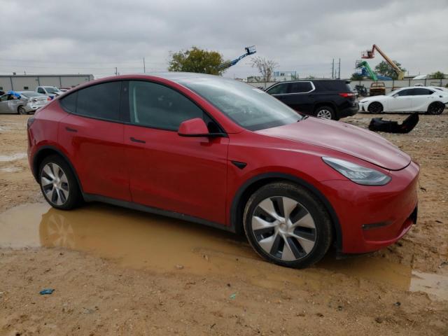 TESLA MODEL Y 2021 Червоний
