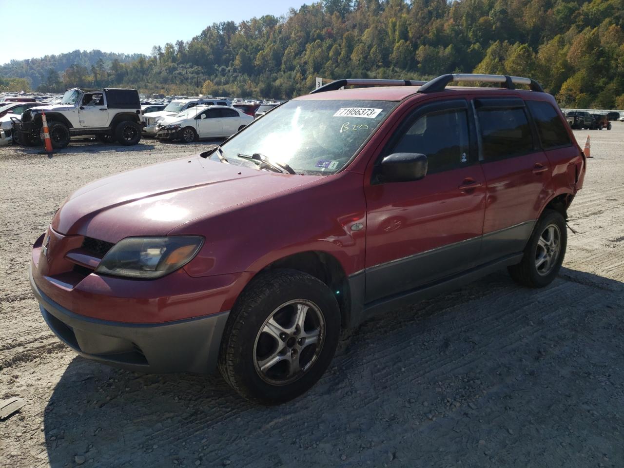 JA4LZ31G83U053990 2003 Mitsubishi Outlander Ls