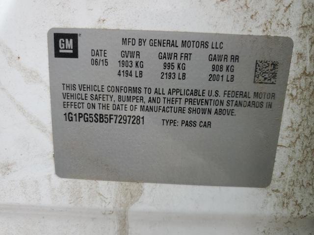 2015 CHEVROLET CRUZE LTZ - 1G1PG5SB5F7297281