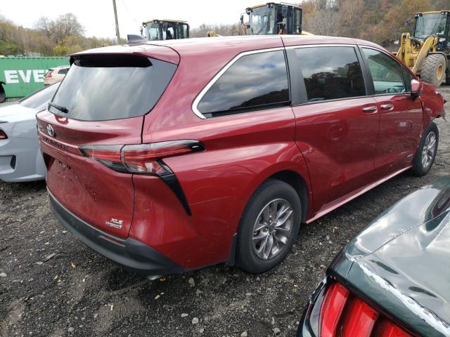 5TDYRKEC6MS018190 | 2021 TOYOTA SIENNA XLE