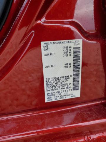 2020 NISSAN ALTIMA SR - 1N4BL4CV8LC271573