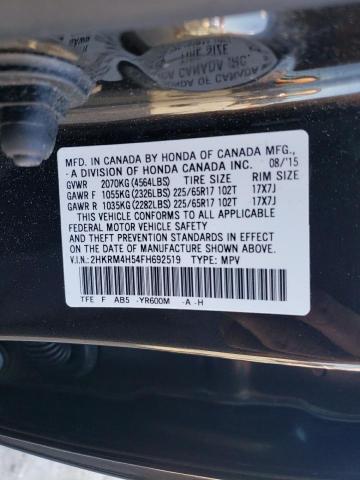 2HKRM4H54FH692519 Honda CR-V EX