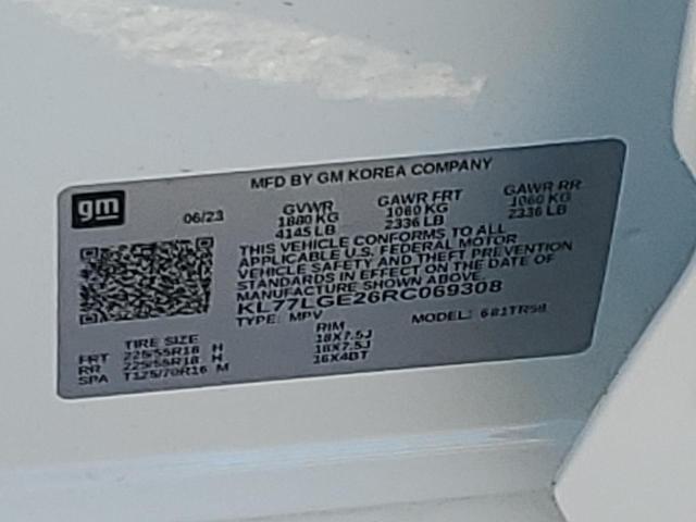 2024 CHEVROLET TRAX 1RS - KL77LGE26RC069308