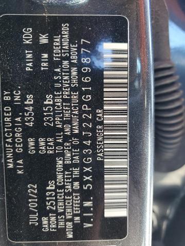 5XXG34J22PG169877 KIA K5 EX
