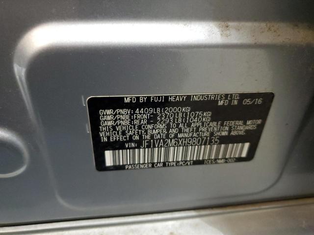 JF1VA2M6XH9807135 Subaru Wrx Sti
