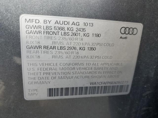 VIN WA1CFAFP6EA050273 2014 Audi Q5, Premium no.12