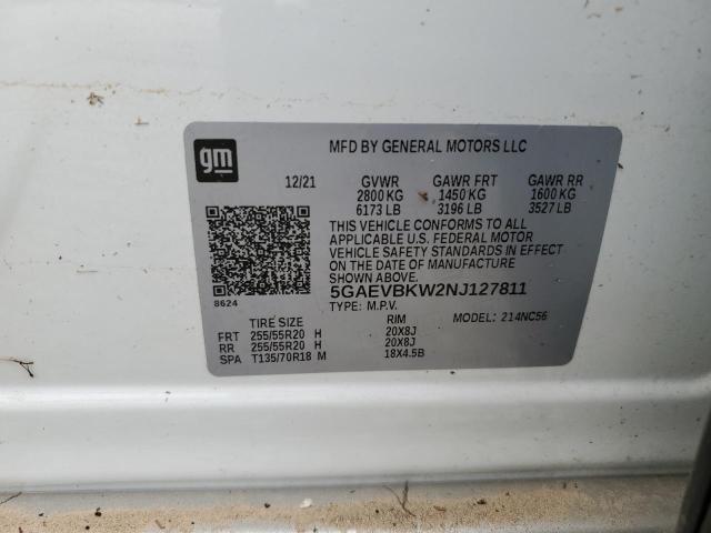5GAEVBKW2NJ127811 Buick Enclave Premium