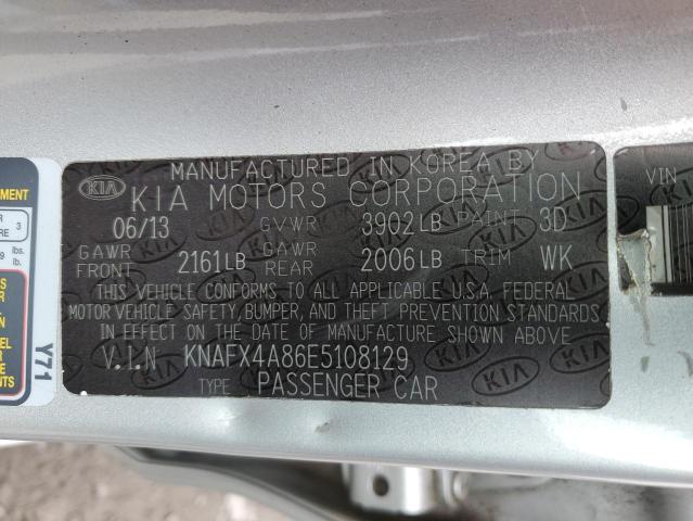 KNAFX4A86E5108129 KIA FORTE EX