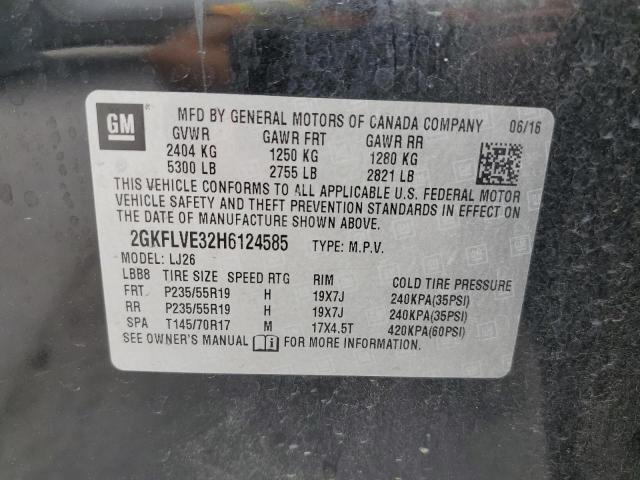 2GKFLVE32H6124585 GMC Terrain Denali