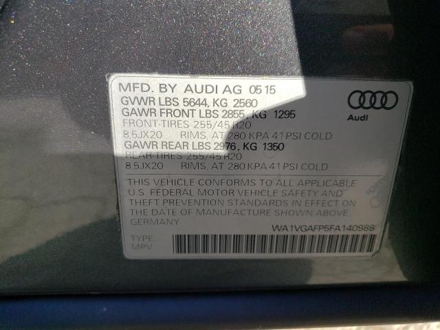WA1VGAFP5FA140988 Audi Sq5 Prestige