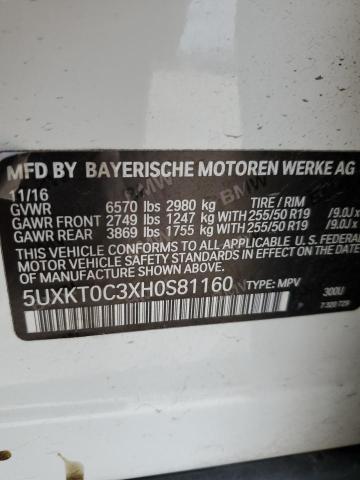 5UXKT0C3XH0S81160 BMW X5 Xdr40e