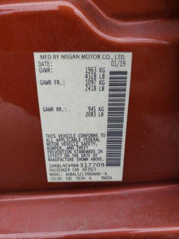 1N4BL4CV4KN317709 Nissan ALTIMA SR