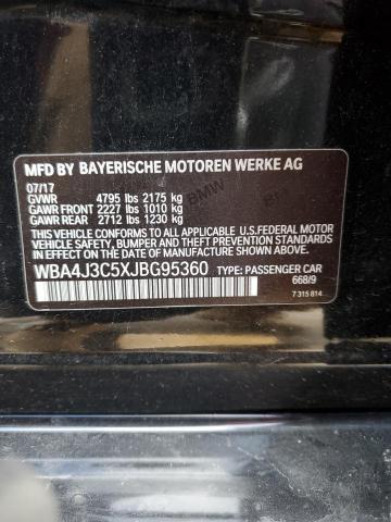 2018 BMW 430XI GRAN - WBA4J3C5XJBG95360