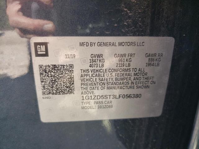 2020 CHEVROLET MALIBU LT - 1G1ZD5ST3LF056380