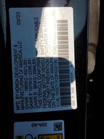2023 HONDA ACCORD LX - 1HGCY1F23PA020186
